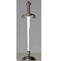 Alfonso X in silver letter opener